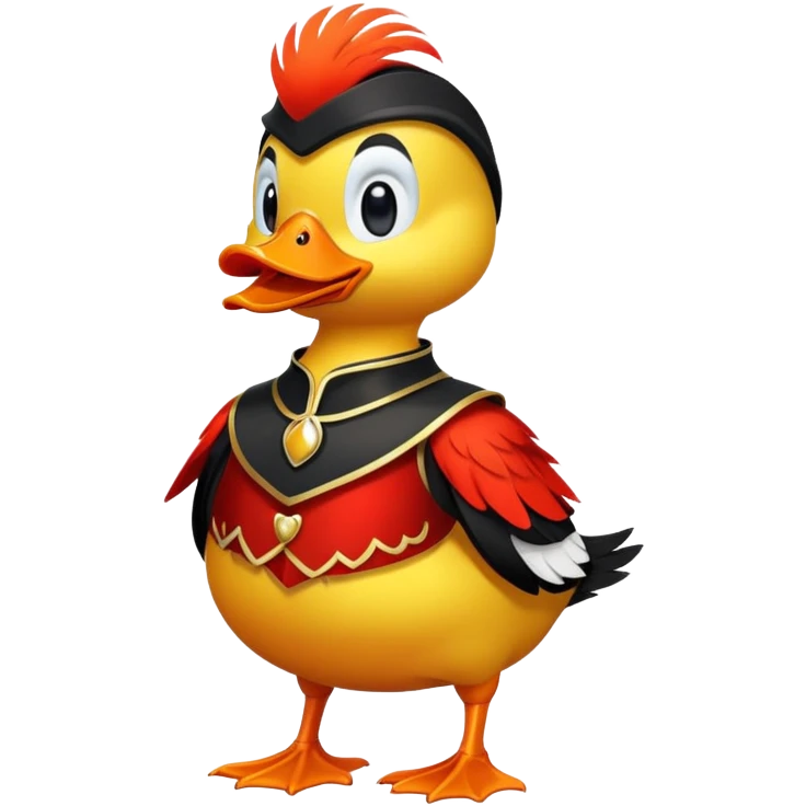 A duck in a repo costume  emoji