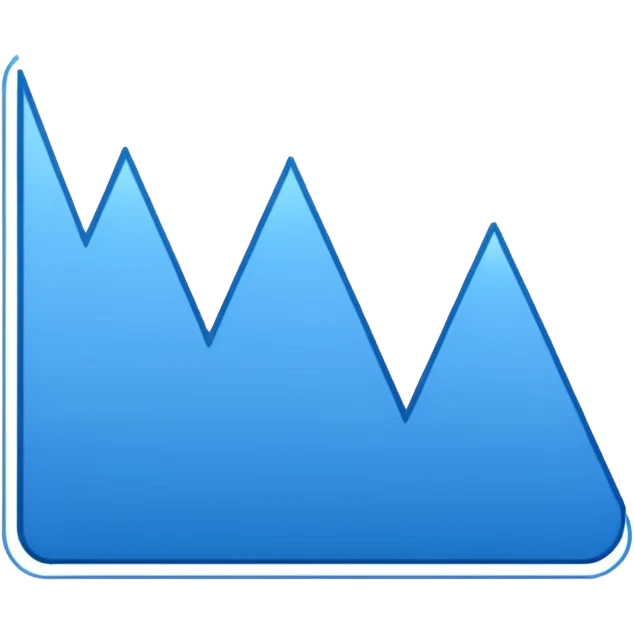 A simple line plot emoji