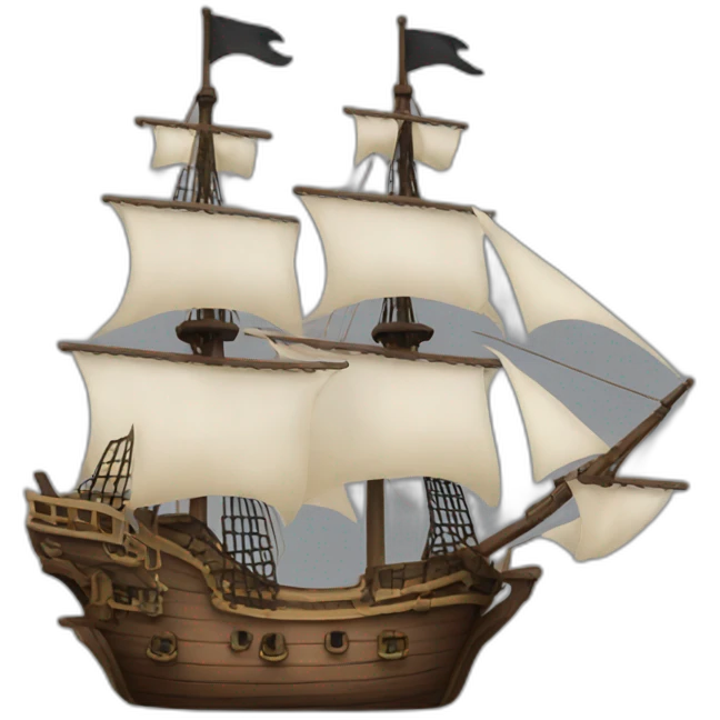 big pirate ship emoji