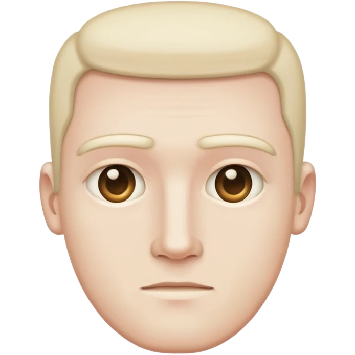 man with rectangle shaped head emoji