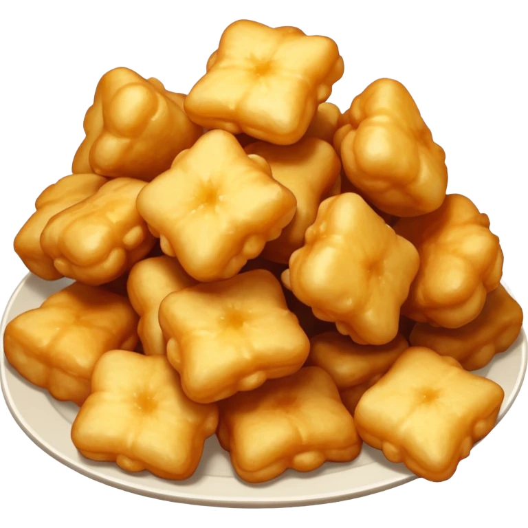 Fried cheese curds and make them sleepy emoji