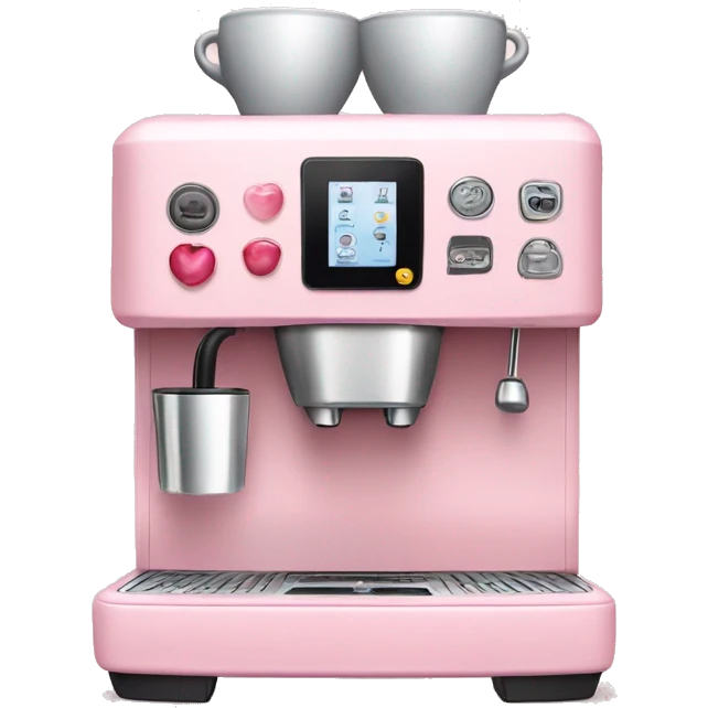 Light Pink coffee machine  emoji