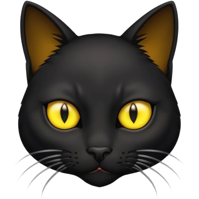 scary bvlack cat emoji