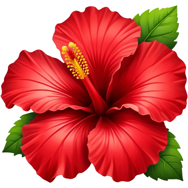 Flor de Hibisco roja  emoji