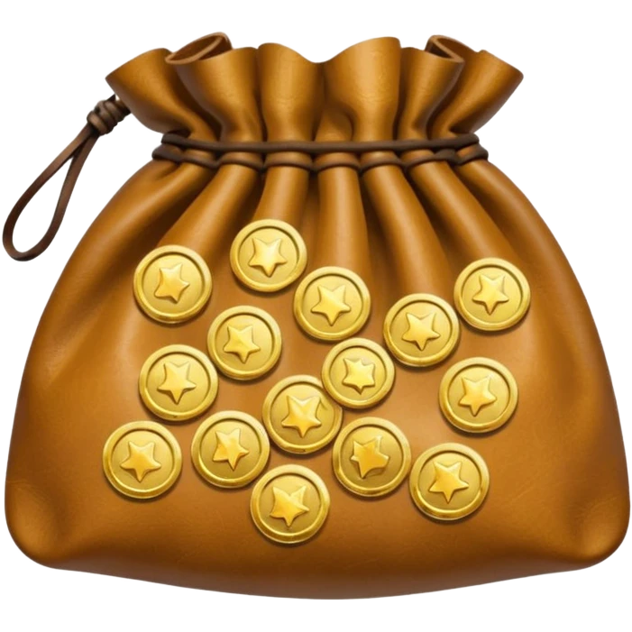 pouch of coins emoji