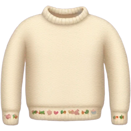 A cute and cozy sweater  emoji