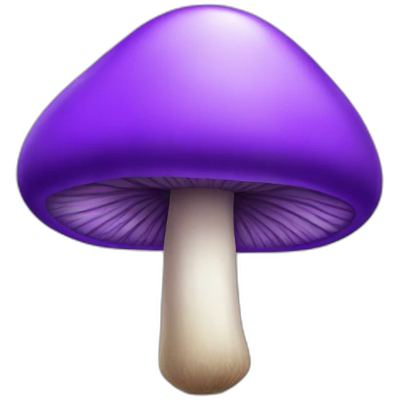 purple mushroom emoji