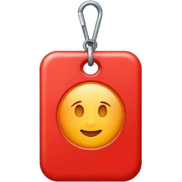 Tag vermelha emoji