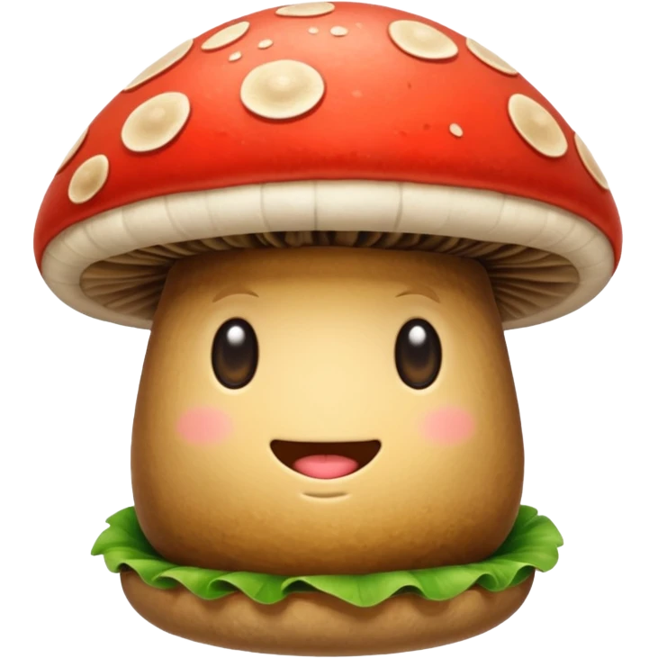mushroom fried emoji