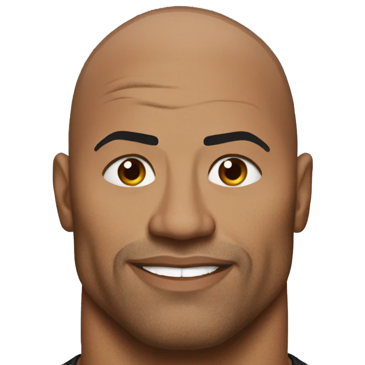 The Rock  emoji