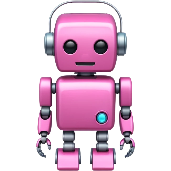 pink robot  emoji