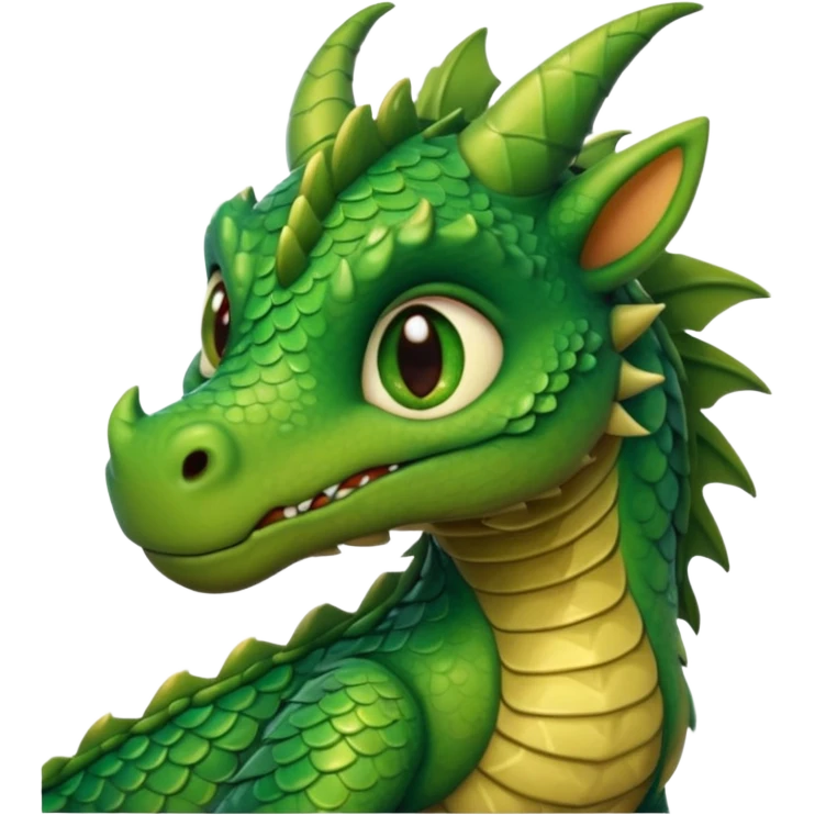 sad shy dragon emoji