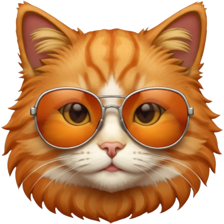 Cat wearing sunglasses emoji