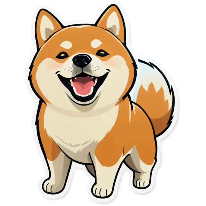 Happy Shiba Inu  emoji