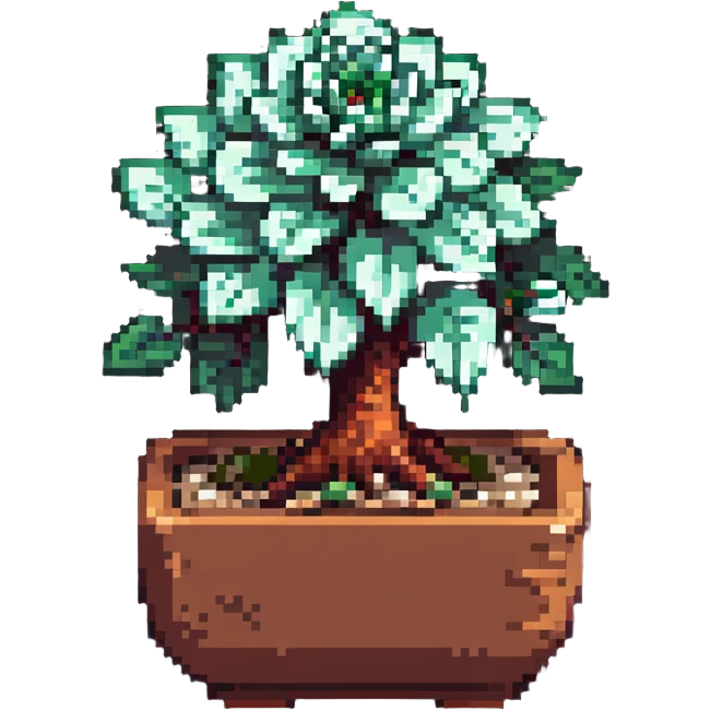succulent bonsai plant emoji