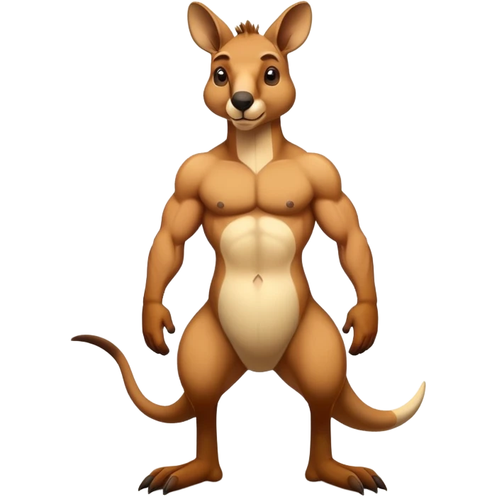 buff kangaroo very stock emoji