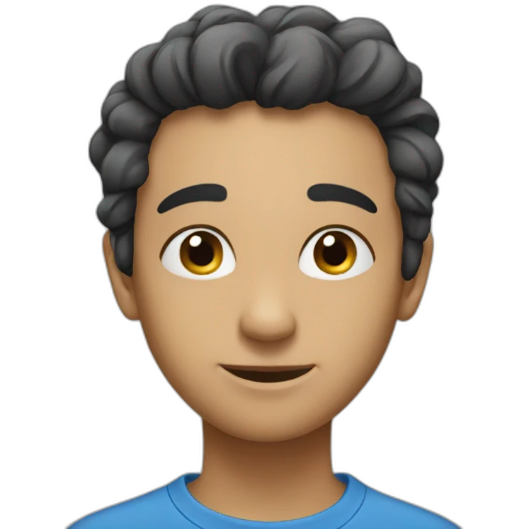 Blue y emoji