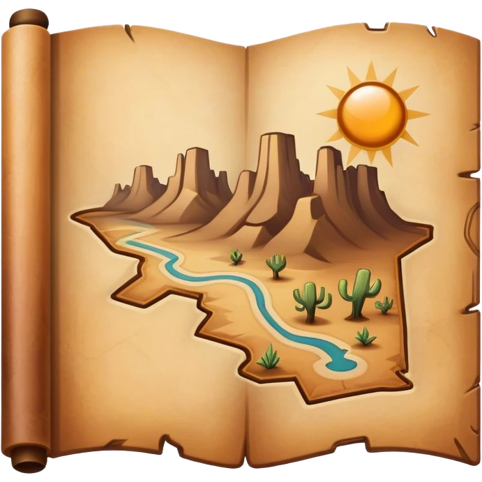 wild west map icon emoji