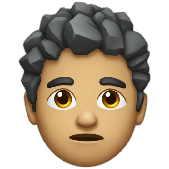 rock with raised eyebrow emoji