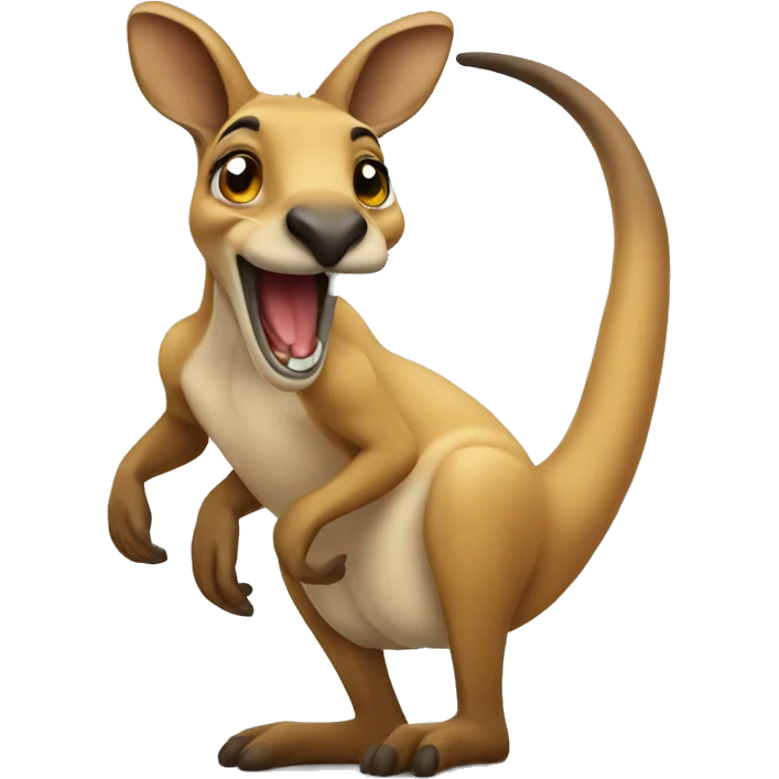 kangaroo victory emoji
