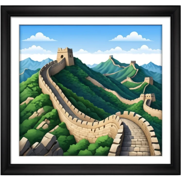Great wall of china emoji