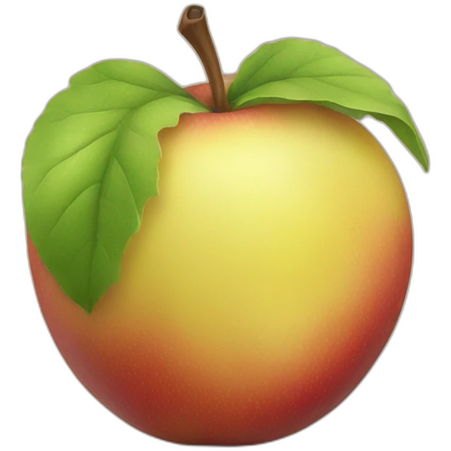 Pomme jaune emoji