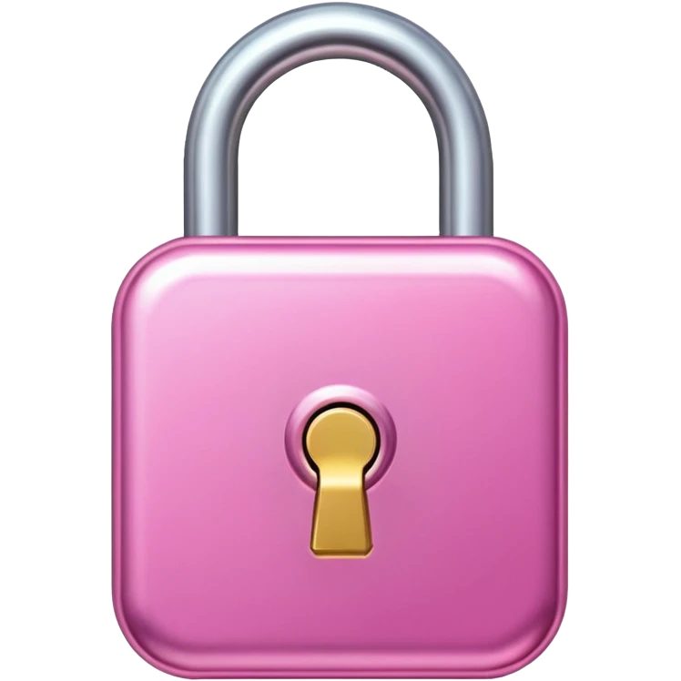 pink unlock emoji
