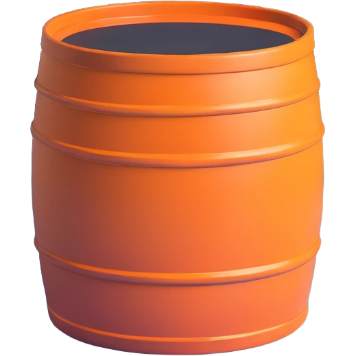 orange road construction barrel emoji