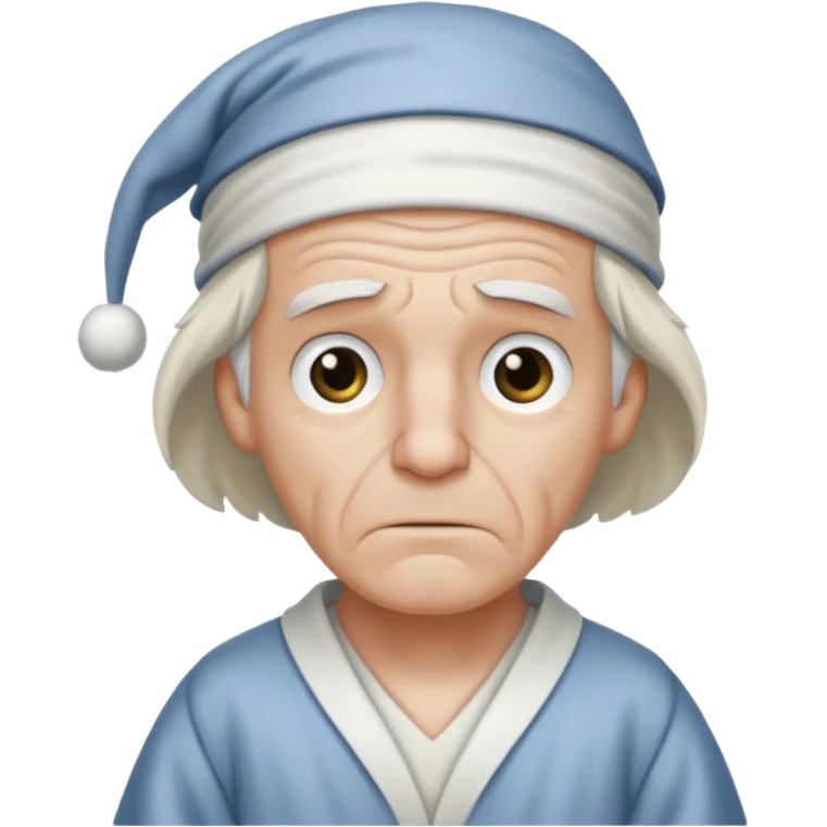 scrooge with frown emoji
