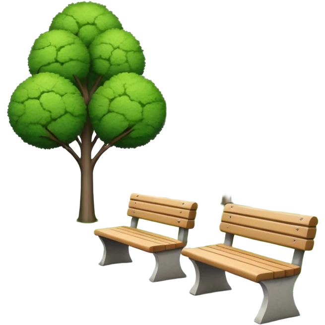 parque minimalista emoji