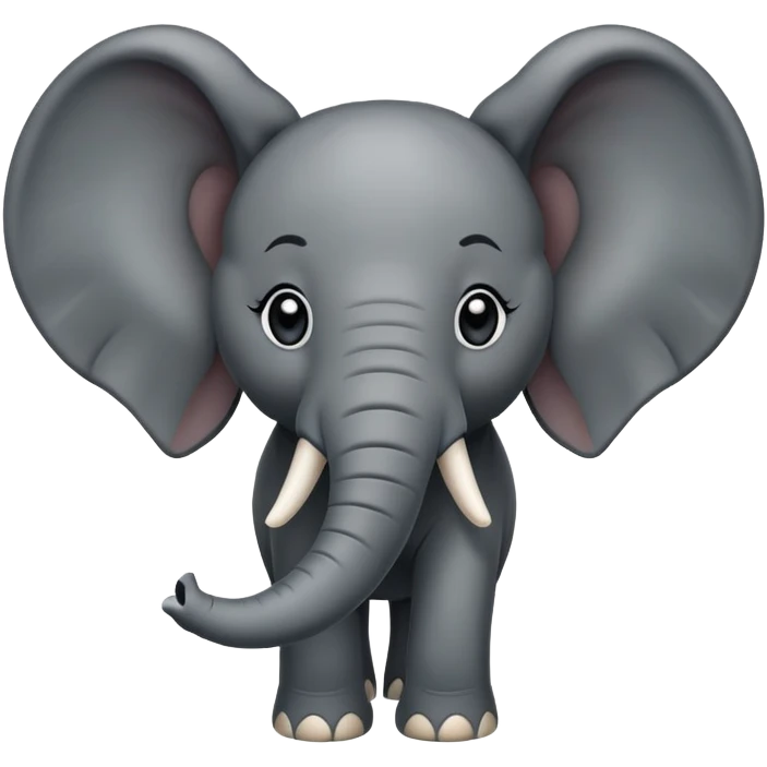 black elephant emoji