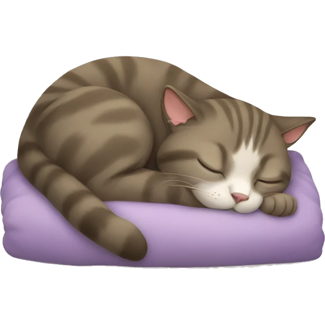 Cat sleeping  emoji
