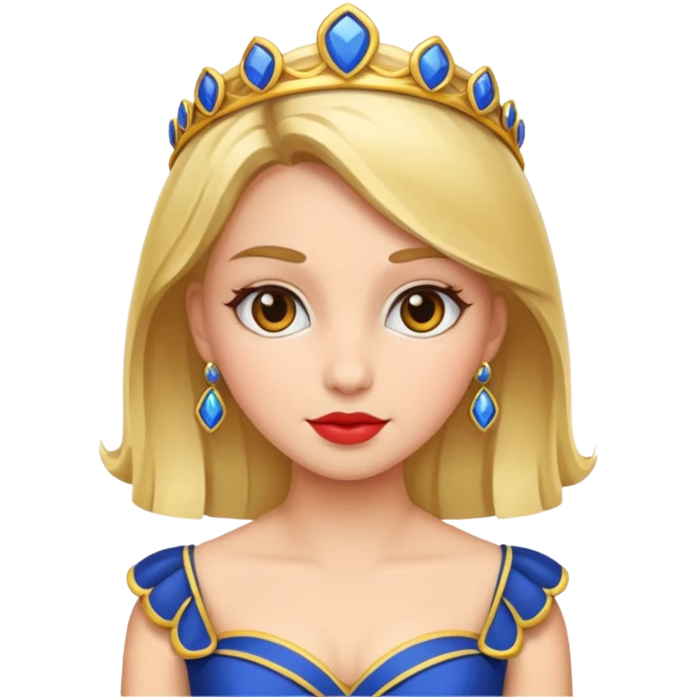 very fancy girl european emoji