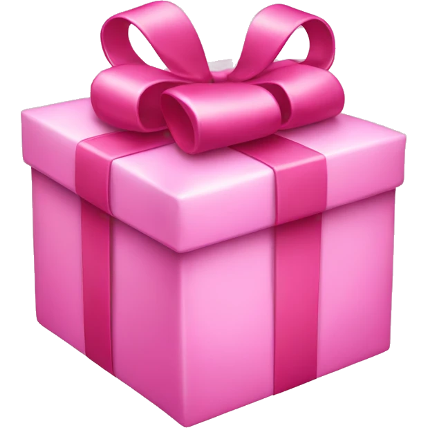 Pink present emoji