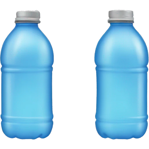 Water bottle emoji