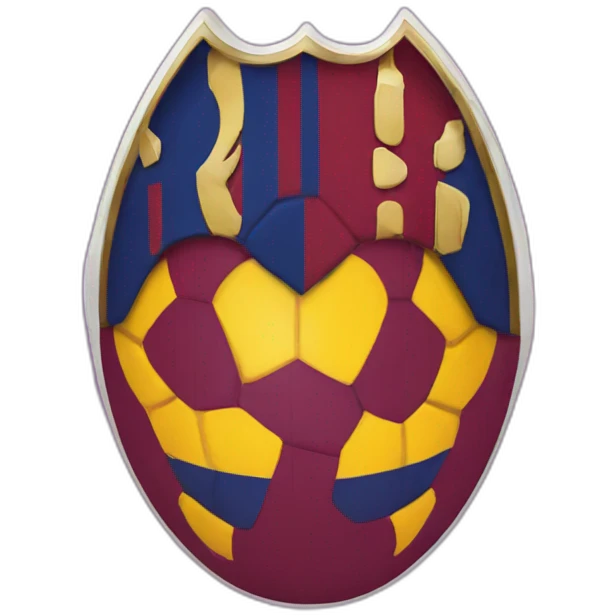 Barcelone team logo emoji