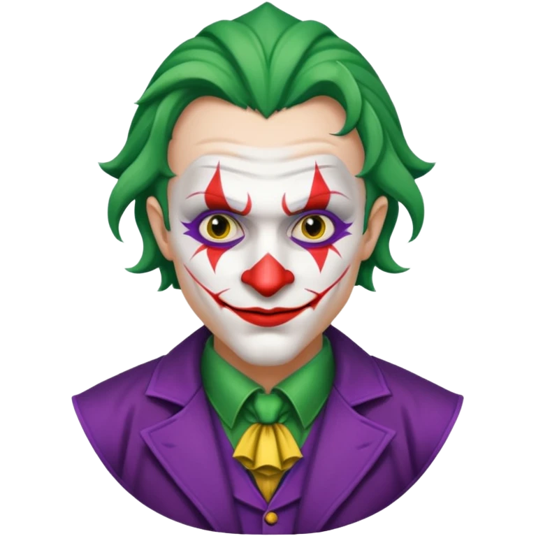 crazy colorful human jolly joker from poker, medieval, vintage emoji