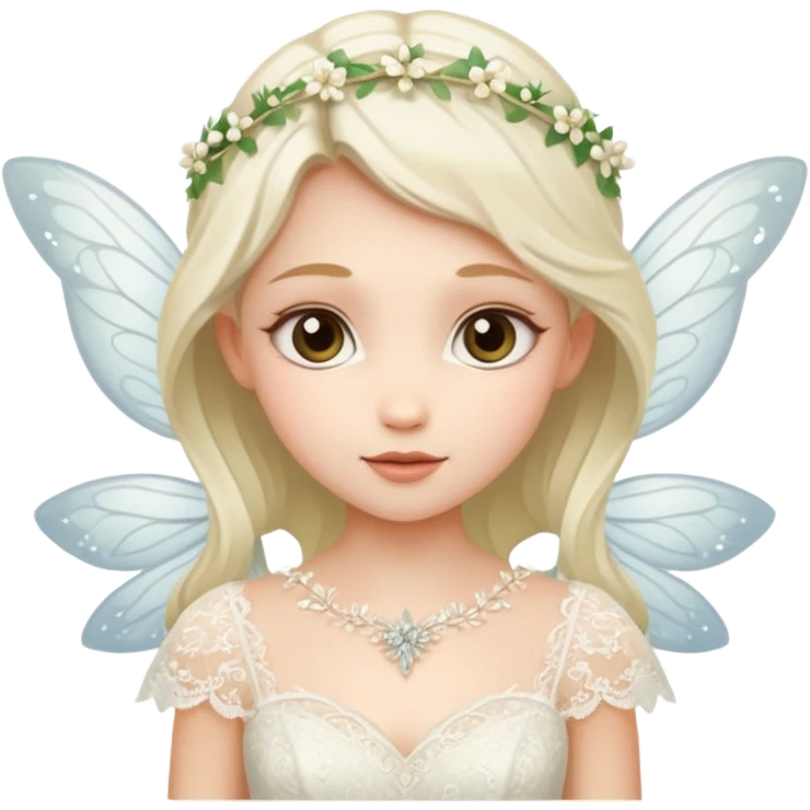 Fairy in a wedding dress emoji