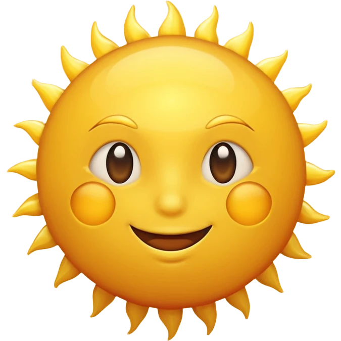 Sun emoji