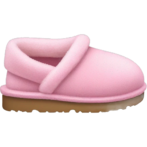 Pink UGG slippers  emoji