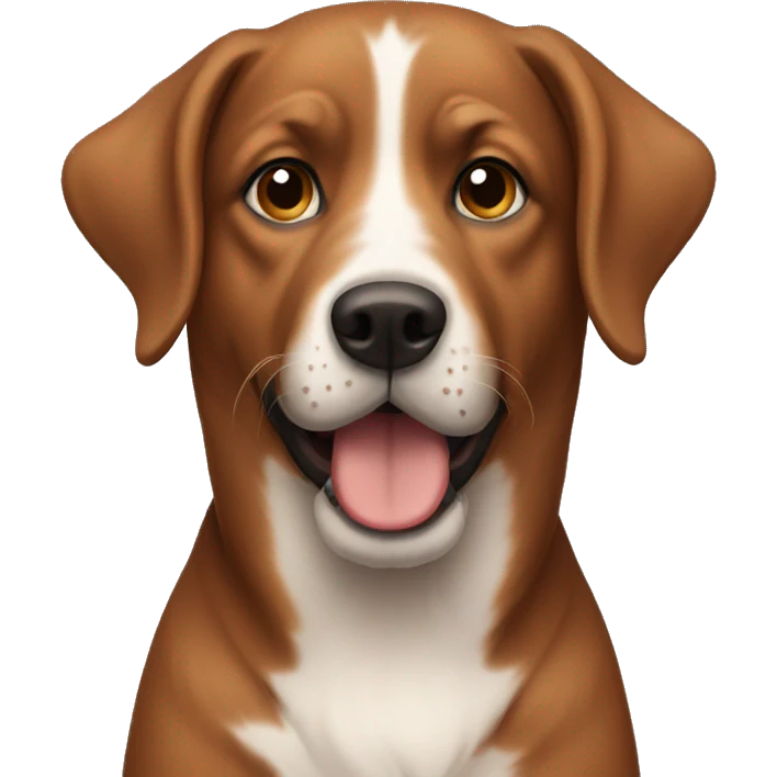 brown dog emoji