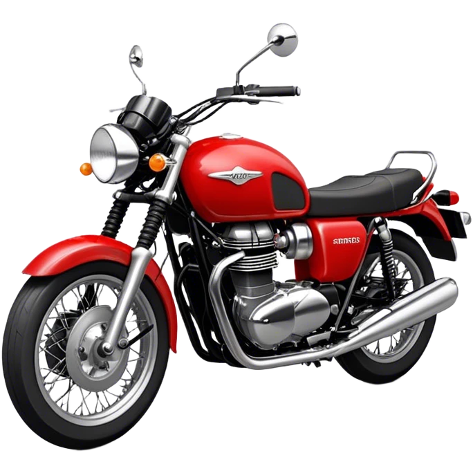 Moto triumph rouge emoji