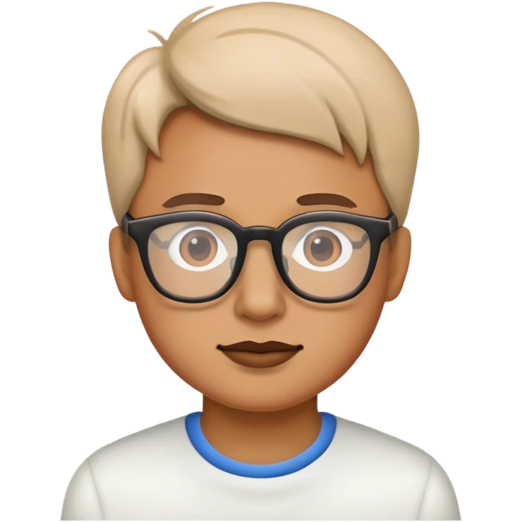 Pero con lentes emoji