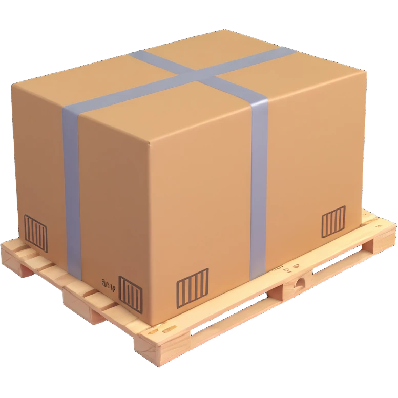 palletized boxes cargo emoji
