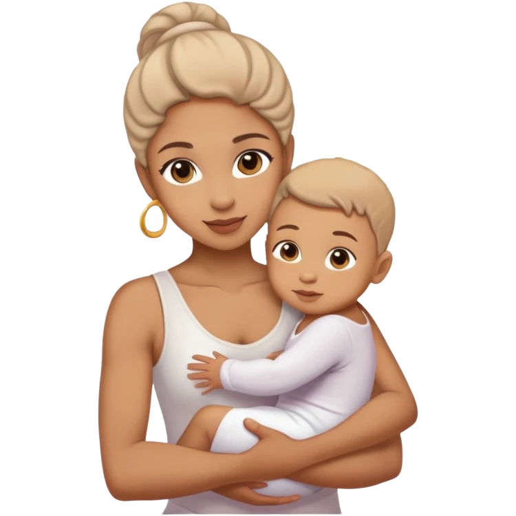 Dancer with a baby emoji