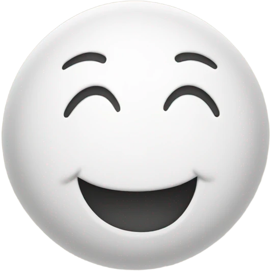 foam with a cute face emoji