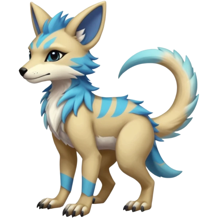 Edgy shiny exotic colorful smooth soft pastel modern anthro furry vernid-trico-Protogen-Primagen-WereGarurumon-hybrid by Falvie, LiLaiRa, AngieWolf emoji