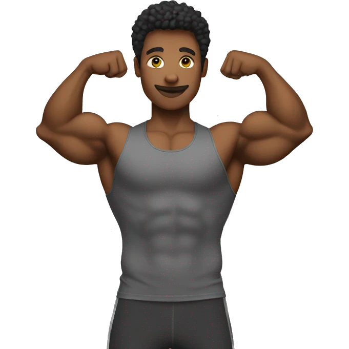 fit person flexing emoji