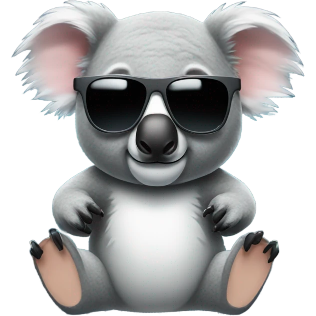 Koala with sunglasses emoji