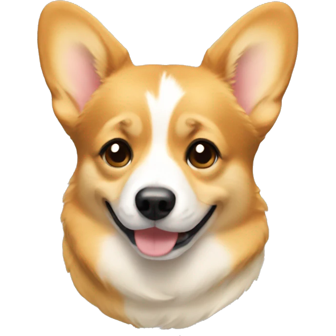Corgi with a blonde girl emoji